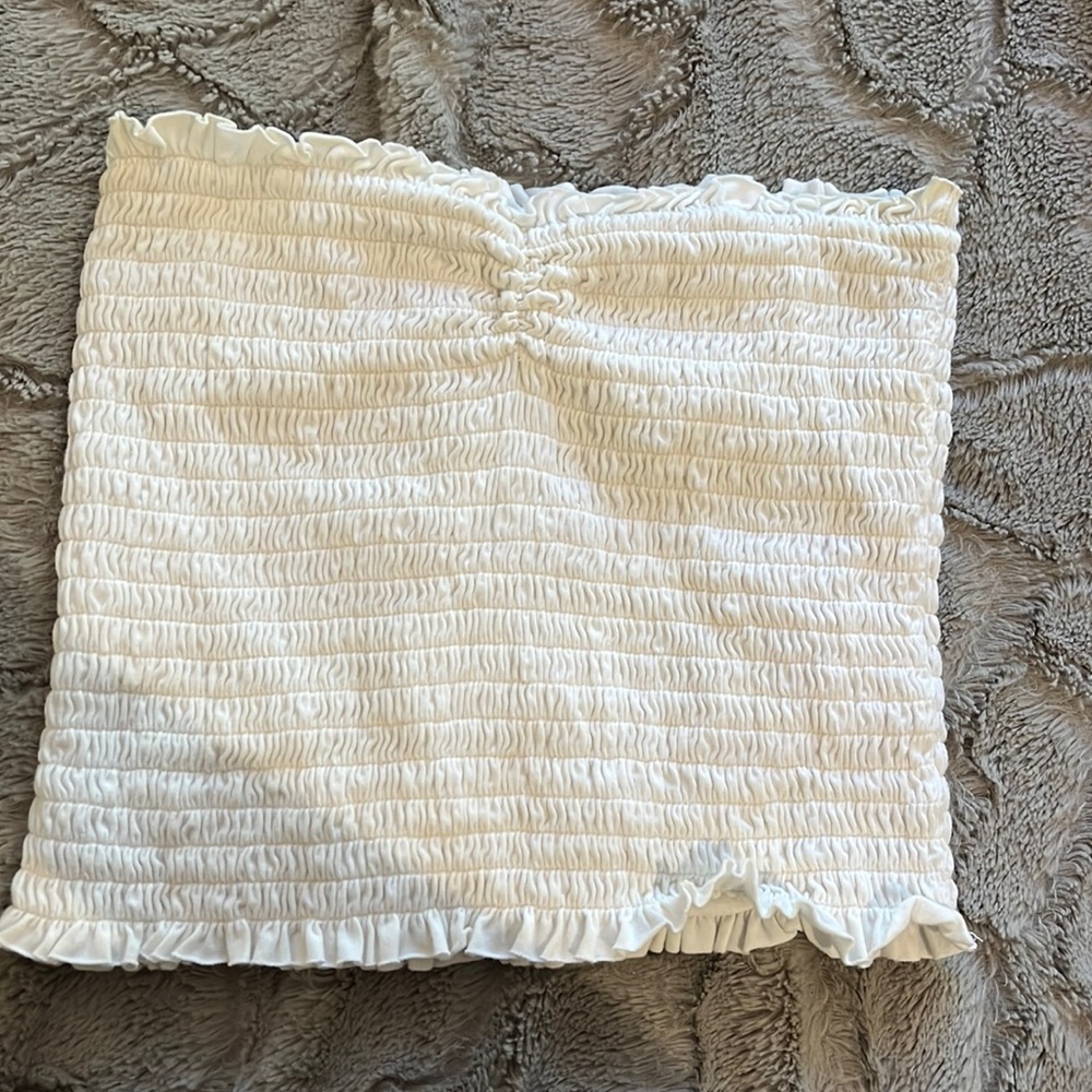 BRANDY MELVILLE white smock top